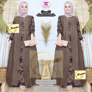 Gamis batik wanita modern 2020, gamis batik couple pasangan, gamis batik wanita modern 2020 muslim, gamis batik terbaru, gamis batik wanita, gamis batik kombinasi polos, gamis batik jumbo, gamis batik modern - KANDANG STORE BATIK