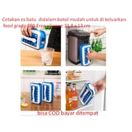 Ice cube mold in a bottle, easy to remove, food grade BPA Free silicone 21.8 x 13 cm