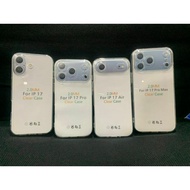 SOFTCASE 2.0 MM CLEAR CASE iphone 17 SERIES (IP 17, IP 17AIR, IP 17PRO, IP 17PROMAX)