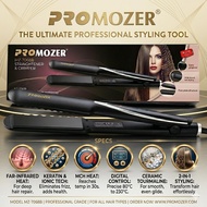 Pro Mozer 7068B Ceramic hair Straightener & crimper Professional Hair iron tool Saloon Straightener 