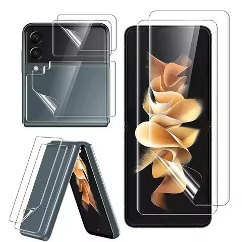 For Samsung Galaxy Z Flip 4 Screen Protector Full Coverage Soft Hydrogel Film HD Clear TPU Film for 