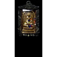 (0198) Phra Somdej Wat Rakang Pim Yai Leklai 🙏泰国罕见崇笛琉璃珠力泥古董佛牌🙏Ready Stock Malaysia