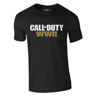 Hot selling comfort cotton call of duty ww2 cod gaming spiel o neck personalized o neck Men's T-Shir