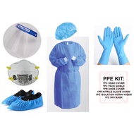 Protection PPE / Isolation Gown PPE 隔离服/ 隔离衣6 in 1 full set / General Nursing Gown Surface Sanitizer
