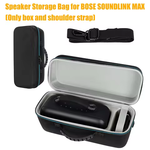 Hard EVA Wireless Bluetooth Speaker Storage Bag for BOSE SOUNDLINK MAX Travel Home Carrying case Sho