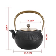 Factory Direct Supply Handmade Cast Iron Teapot South Iron Pot Kung Fu Tea Set Tea Making Kettle Iron Pot Various Styles