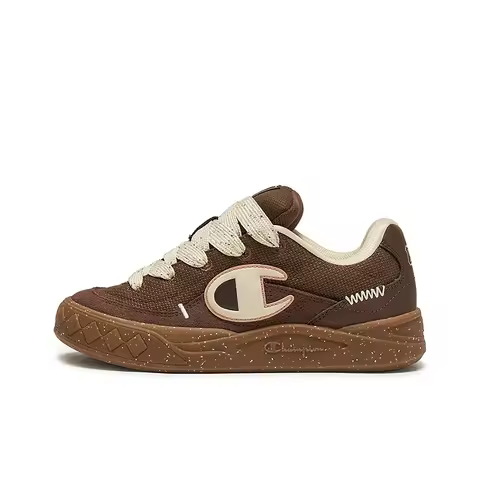 Champion Low top Skateboard Shoes Unisex Pinecone Brown/Caramel Rice U6AFCKU60S1
