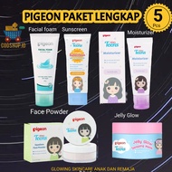 SKINCARE ANAK PIGEON 1 SET PAKET LENGKAP PIGEON TEENS Jelly Glow Sleeping Mask sunscreen moisturizer