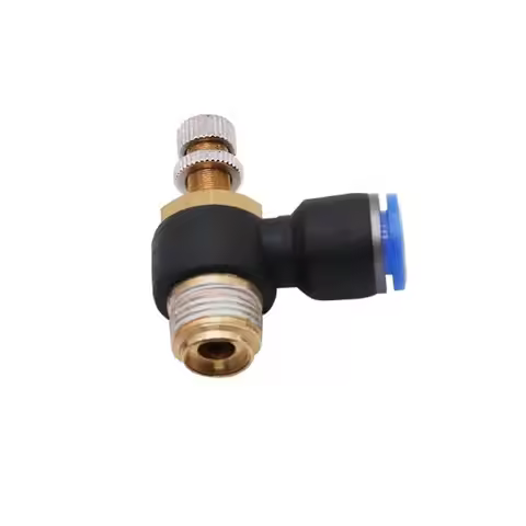 SL Quick Connection Pneumatic Fittings Throttle Speed Controller Valve SL4-01 SL6-01 SL8-01 SL10-01 