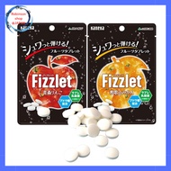 Kaneka Foods Fizzlet Fruit Tablets - Aomori Apple & Wakayama Mikan Variety Pack (24g x 10 Bags) - La