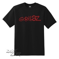 Gorillaz Band Logo Merch T-Shirt Black Color