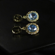 Giselle Aquamarine 925 Silver Earrings