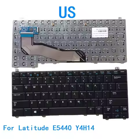 % New US Japan Laptop Backlit Keyboard Latitude E5440 Y4H14 Notebook PC