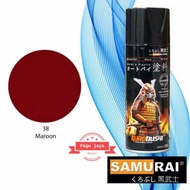 maroon merah marun samurai paint 38 400ml cat semprot spray pilox pilok