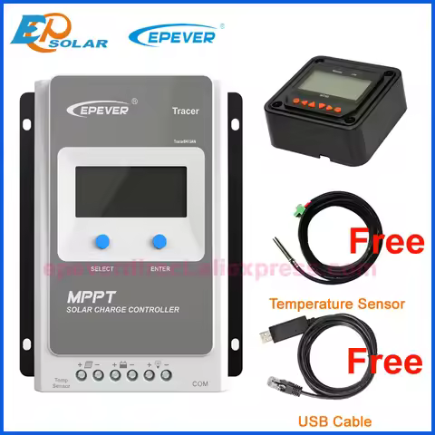 EPEVER Tracer MPPT 10A 20A 30A 40A 12v 24V Solar Charger Controller Tracer3210AN 2210AN Tracer4210AN