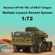 Trumpeter Plastic Assembled Tank Model Kit 07180 Russian 9P140 TEL Of 9K57 Uragan Multiple Launch