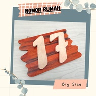 KAYU Wooden House Numbers