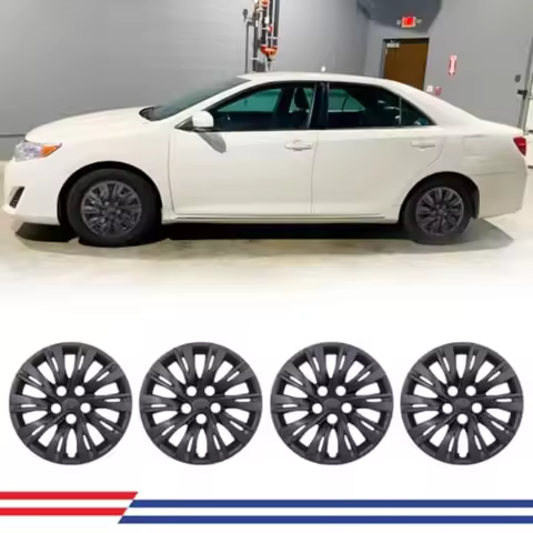 16'' Hubcaps Wheel Rim Cover for 2012-2014 Toyota Camry 2012-2014 Toyota Camry Hybrid Snap on Hub Ca