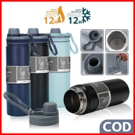 ▼ ◐ ☌ Stainless Steel aqua flask 2 in 1 tumbler original vaccum tumbler hot and cold aqua flask 750