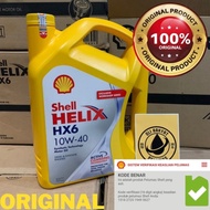 Oli Shell HX6 galon 4 liter