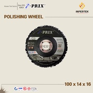 Batu Non Woven 4 Inch I-PRIX Polishing Wheel 100 x 14 Mata Gerinda 4"