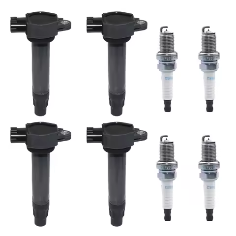 Ignition Coils Spark Plugs Kit For MITSUBISHI LANCER OUTLANDER RVR ASX PEUGEOT 4007 4008 CITROEN C-C
