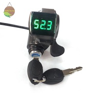 GOGO 12V/24V/36V/48V/60V/72V Throttle Ebike With Battery Power Display Thumb Grips .
