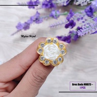 Mylaa hijab MHB73 chin brooch / hanging brooch / women's brooch / hijab accessories / tuspin / pearl