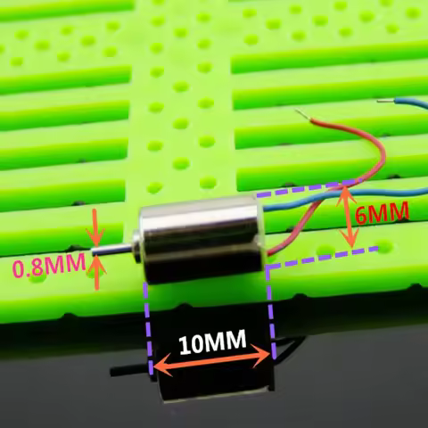 Micro Mini Electric 610 Coreless Motor DC 1.5V-4.5V 3V 3.7V 6*10mm 7500RPM High Speed HM Motor RC Dr