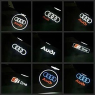 AUDI Car Door Logo Light Led HD Projector Lamp For A3 A4 B8 8P 8V A6 C7 A5 Q5 B7 B6 B9 SLINE QUTTRO 