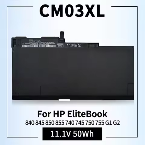 CM03 CM03XL Laptop Battery for HP EliteBook 840 845 850 855 740 745 750 755 G1 G2 Series Notebook Fi