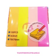 4-color note paper 7,6 x 1.6 cm