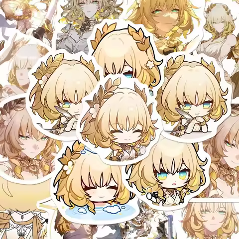 Sunsyea Honkai: Star Rail Merch Fans Collection Role Stickers Aglaea 48 Pieces Anime