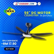 Deka  DC Motor 7 Speed Remote Control DC Motor Ceiling Fan (56") 吊扇 KIPAS SILING