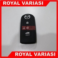 N&amp;C Casing Silicon Remote Alarm Kunci Mobil Mazda 3 Tombol Flip Key