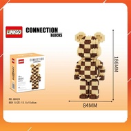 Lego bearbrick 19cm Square Puzzle, 3D bearbrick Assembly Model, Puzzle Toy (Product With Box As Shown)