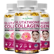 Hydrolyzed Collagen Glutathione Biotin Vitamin A D B6 B12 Capsule Dietery Supplement for Women Men
