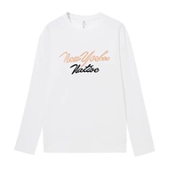 Taiwan Ready Stock 100% Cotton Long-Sleeved T-Shirt Printed Loose Long-Sleeved T-Shirt Long-Sleeved 