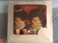 monchhichi 40th 週年 藍眼 collection doll 一對