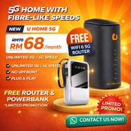 UHome 5G U Mobile WiFi Router | Unlimited Internet | FREE Powerbank