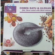 STONE & STONE MORTAR 26CM 28CM