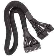 btsg 14+10Pin to 24PinATX Power Supply Cable for AX1500I AX1200I AX860I AX760I  Efficiency Power Cor