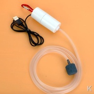 ♚✵✿FULL SET🔥KL READY🔥Portable Mini USB Aquarium Fish Tank Oxygen Air Pump Mute betta ikan