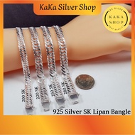 Original 925 Silver SK Bracelet Bangle For Men | Gelang Tangan SK Lipan Bangle Lelaki Perak 925 | Ready Stock