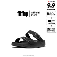 FITFLOP GOGH MOC BUCKLE TUMBLED SLIDES รองเท้าแตะผู้ชาย รุ่น JA2