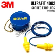 Earmuff- 3M Ultrafit 4002 Corded Earplugs Ear Plugs Straps And Storage Cases -Talingo.