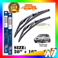 [ORIGINAL] Bosch Advantage Wiper Blade Set For Hyundai Atos (1997-2008)(20" + 16")