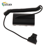 [Cuticate] D-Tap to NP-F550 DC Power Adapter Spring Cable for Monitor Using 550 / 970