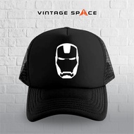 Superhero hat/ trucker hat/ net hat iron man hat