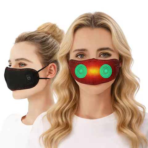 Heating Nasal Pad Vibration Massager Hot Compress Relieves Rhinitis Allergy 3-Level Timer USB Port F